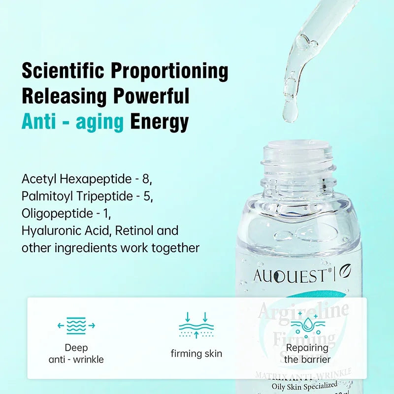 Face Serum SixPeptide Firming Highly Effective Anti-Wrinkle Skin Firming Smooth Skin Preventing Improving Facial Serum Skin Care