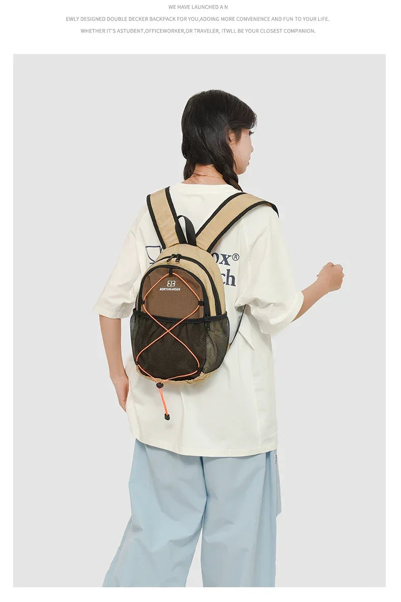 Outdoor leisure and sports backpacks. They are lightweight backpacks suitable for travel, cycling, hiking, and mountaineering, w