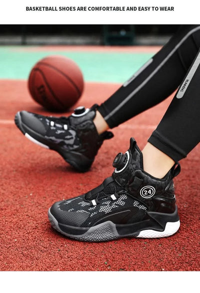 2025 New Children's Basketball Sports Shoes for Boys High Quality Running Kids Shoes Child Sneakers Non-Slip School Shoes - Elanique