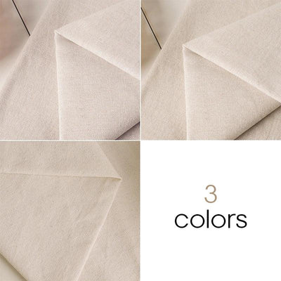 100x150cm Textile Cotton Linen Fabric for Clothing Table Sofa Curtains Decoration DIY Sewing Material Embroidery Practice Fabric