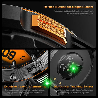 Outdoor Smart Watch Men 1.43'' HD AMOLED