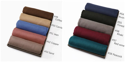 New Cotton Linen Scarf For Women Girls Students Autumn Classic Solid Color Scarves Retro Soft Foulard Viscose Female Wrap Shawls