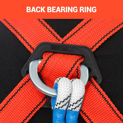 Safety Harness for Work in Height with 2M Safety Rope Belt Carabiner Outdoor Climbing Industrial Full Body Security Protection