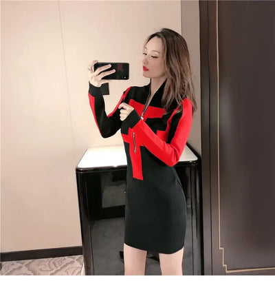 Korean Style Dresses For Women Knitted Woman Dress 2024 Crochet Clothes One-piece Luxury Cheap Casual New In Offer Chic Elegant