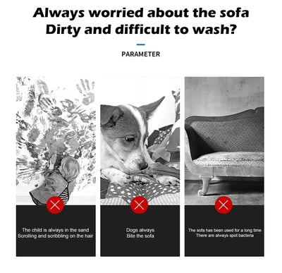 1/2/3Seater Sofa Bed Cover with Elastic Printing Seat Cover Armless Sofa Bed Cover Sofa Covers for Living Room Home Decor