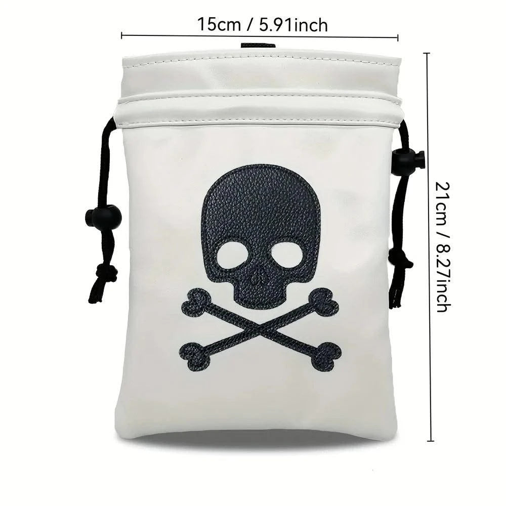 Golf course golf balls and serving upright bags with drawstrings for women