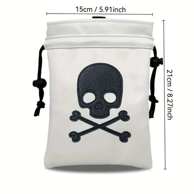 Golf course golf balls and serving upright bags with drawstrings for women