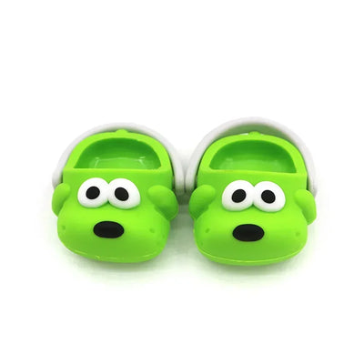 Labubu Shoes for 15/17cm Dolls Cute Animal Slippers Macaron Color Versatile Princess Shoes