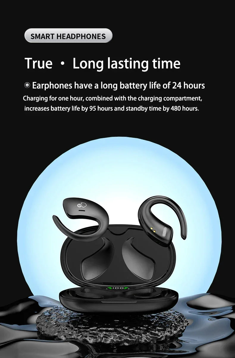 Wireless Earbuds, Bluetooth 5.3 Earbuds Stereo Bass, in-Ear Noise Cancelling Mic, Earphones IP7 Waterproof Sports, 40H Playback.