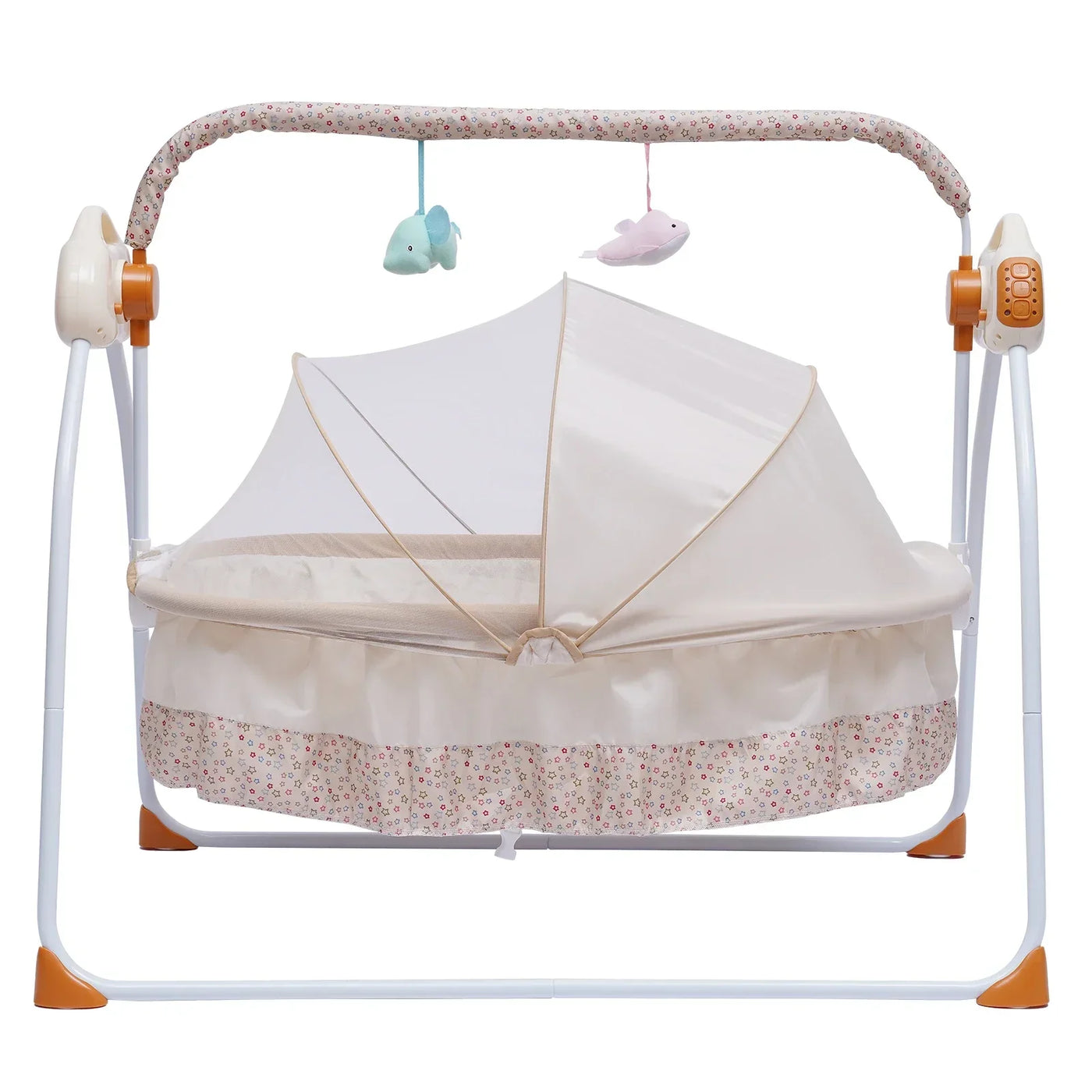 Electric Baby Cradle, Baby Bed, Folding and Soothing, Automatic Swinging, Newborn Bed
