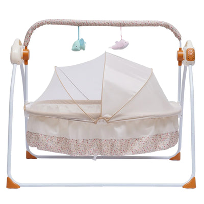 Electric Baby Cradle, Baby Bed, Folding and Soothing, Automatic Swinging, Newborn Bed