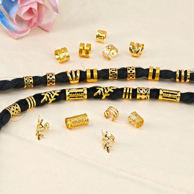 220pcs Hair Accessories, Loc Jewelry For Braids, Women's Hair Jewelry, Metal Hair Ring Cuff For Dreadlocks Accessories