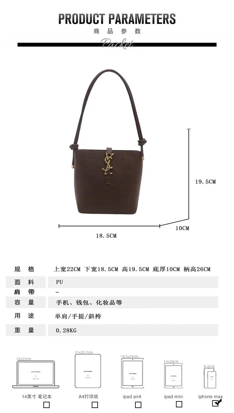 Limited edition designer handbag for ladies 2025 new style tote bag with light luxury and unique high-end crossbody