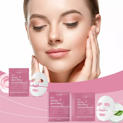Collagen Face Mask Anti Aging Firming Moisturizing Refreshing Shrink Pore Brightening Overnight Mask Hyaluronic Acid Facial Mask
