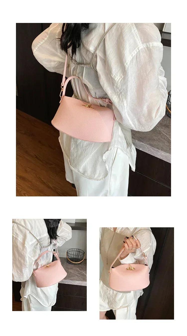 Fashionable designer tote bag for women premium leather crossbody shoulder handbag ladies elegant evening
