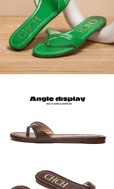 Women's Flip flops 2025 Summer Thin Bottom Comfortable Beach Walking Sandals Indoor and Outdoor