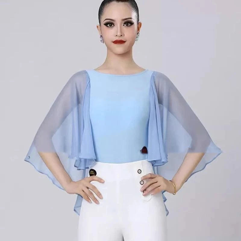 Pink Latin Dance Tops For Women