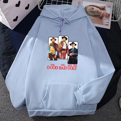 Men Clothes TV The Good The Bad and Ugly Sweatshirt Ropa Hombre Sudaderas Long Sleeve Casual Pocket Hoodies Comfortable Hoodie