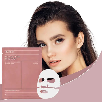Bio Collagen Face Mask Shrink Pores Deep Hydrating Overnight Mask Moisturizing Refreshing Brightening Firming Lift Face Skincare