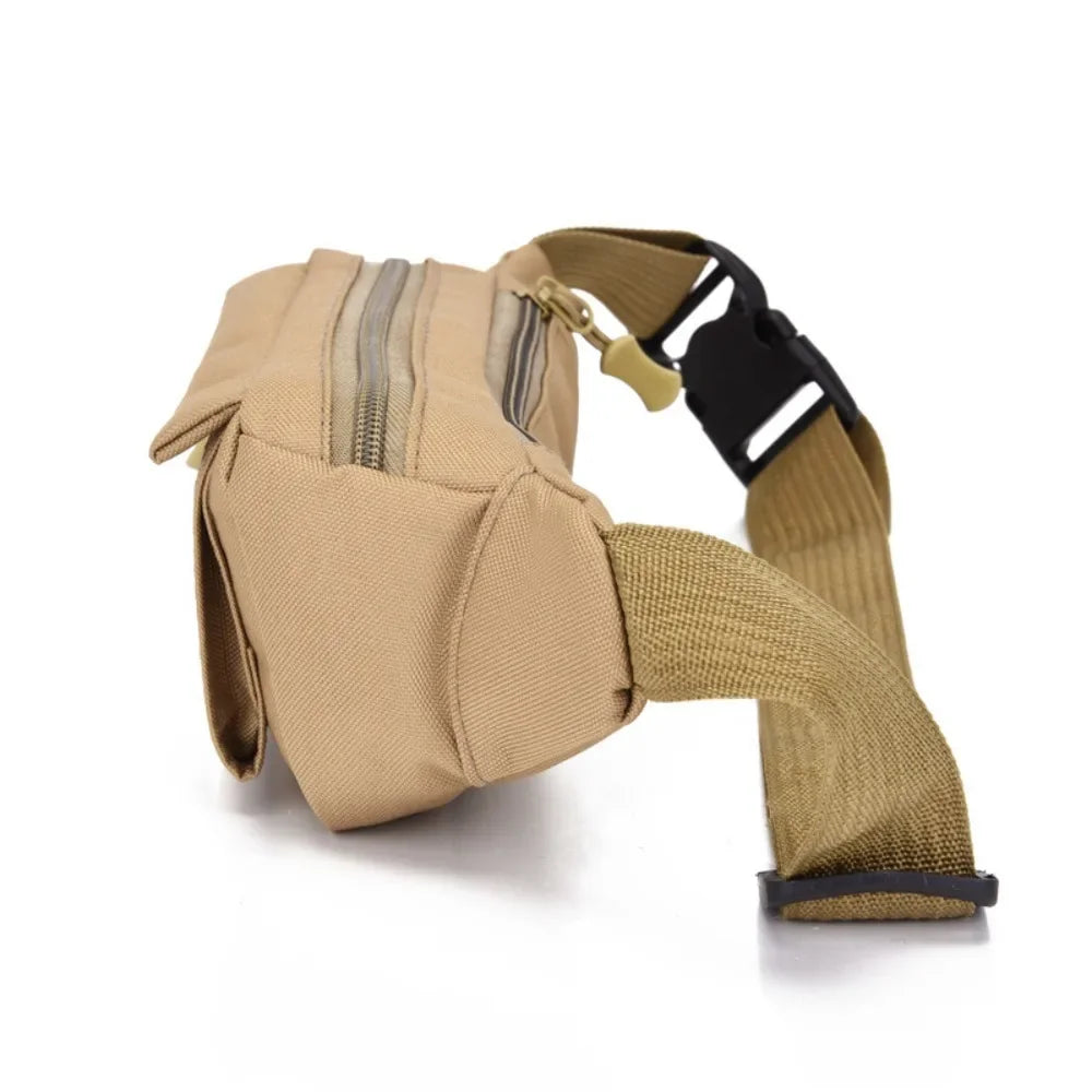 Banana Bag Waterproof Waist Pouch Oxford Cloth Wear Resistant Waist Bags Portable Large Capacity Shoulder Belt Bags Running