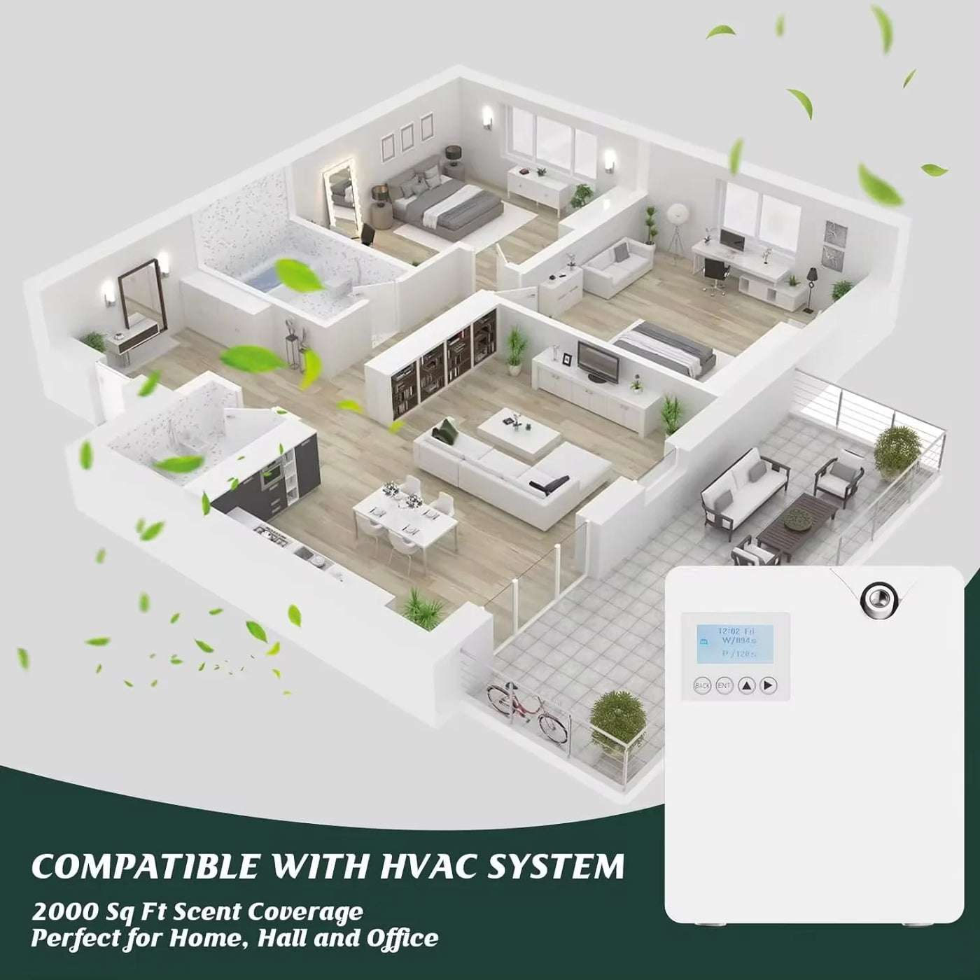 Aroma Diffuser For Home Air Fresheners Sprayer Aromatherapy Hotel Scenting Device Smart Room Fragrance Machine App Control