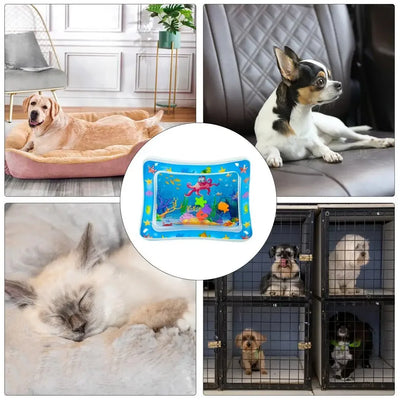 Creative Baby Water Mat For Pets Cat Dog Water Play Mat Infant Toddler Inflatable Patted Pad Baby Children Preschool Toys