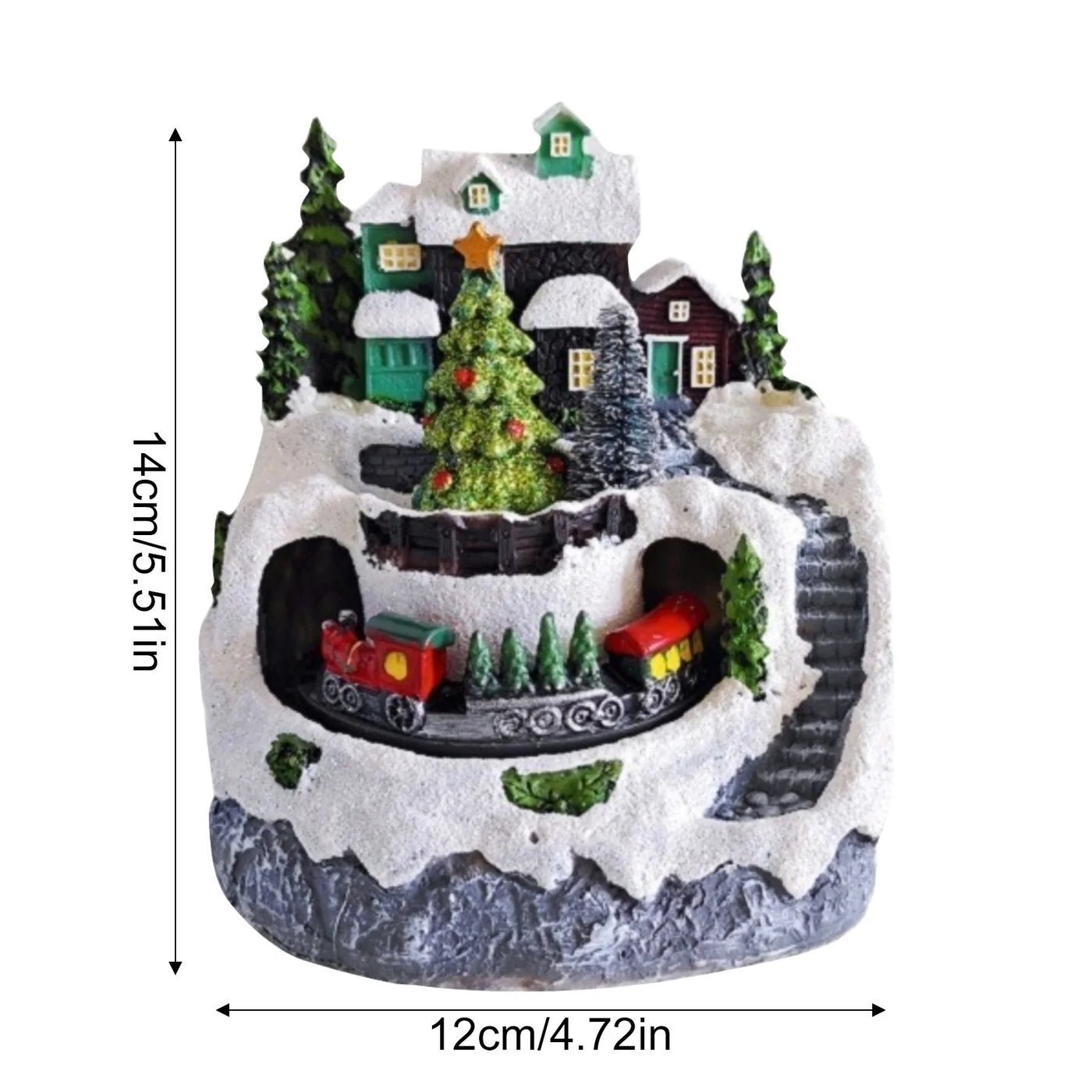 Christmas Ornaments Luminous Old People And Children Snowman Ornaments Holiday Decoration Popular Network Celebrity Small Gifts