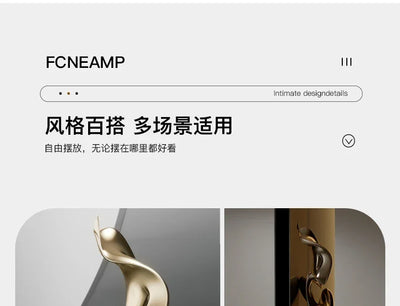 Home Decor Abstract Art Sculpture Large Ornament Living Room Bedside Table Sofa Tea Table Decoration Housewarming Gift