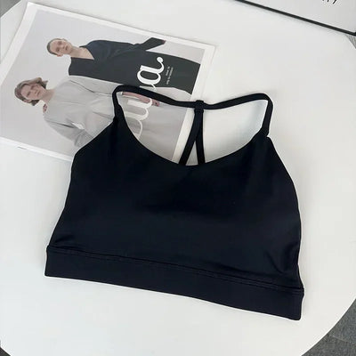 Women Fitness Sports Bra Top Sexy Beauty Back Gym Crop Tops Shockproof Fitness Quick Drying Pilates Running Yoga Tank Top