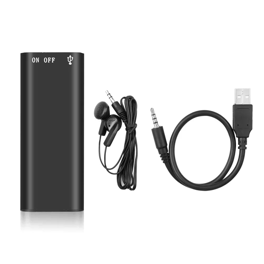 Tape recorder 3-in-1 Mp3 Player Professional Voice Digital Audio Mini Voice Recorder 192Kbps Recording WAV Audio Recorder