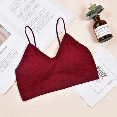 Women Bralette Wireless U-shaped Beautifying Bra