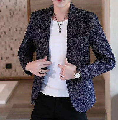 Plaid Male Blazer Brown Men's Suit Jackets Single Breasted Coat Fashion 2024 Fashionable High Quality Classic Luxury Designer