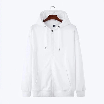 Zipper Hoodies Women/Men Fashion Long Sleeve Hooded Fleece Sweatshirt