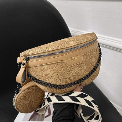 Designer Woman Chest Pack Retro Embroidery Belt Bag Coin Purse Luxury Lady Waist Bag Fashion Brand Shoulder Crossbody Chest Bags
