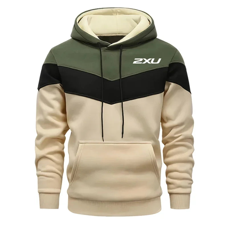 Men Sweatshirts Hot Sales Jogging for Versatile Hoodies Outdoors Sweatpants Drawstring High Quality Casual Daily Tricolor Sports