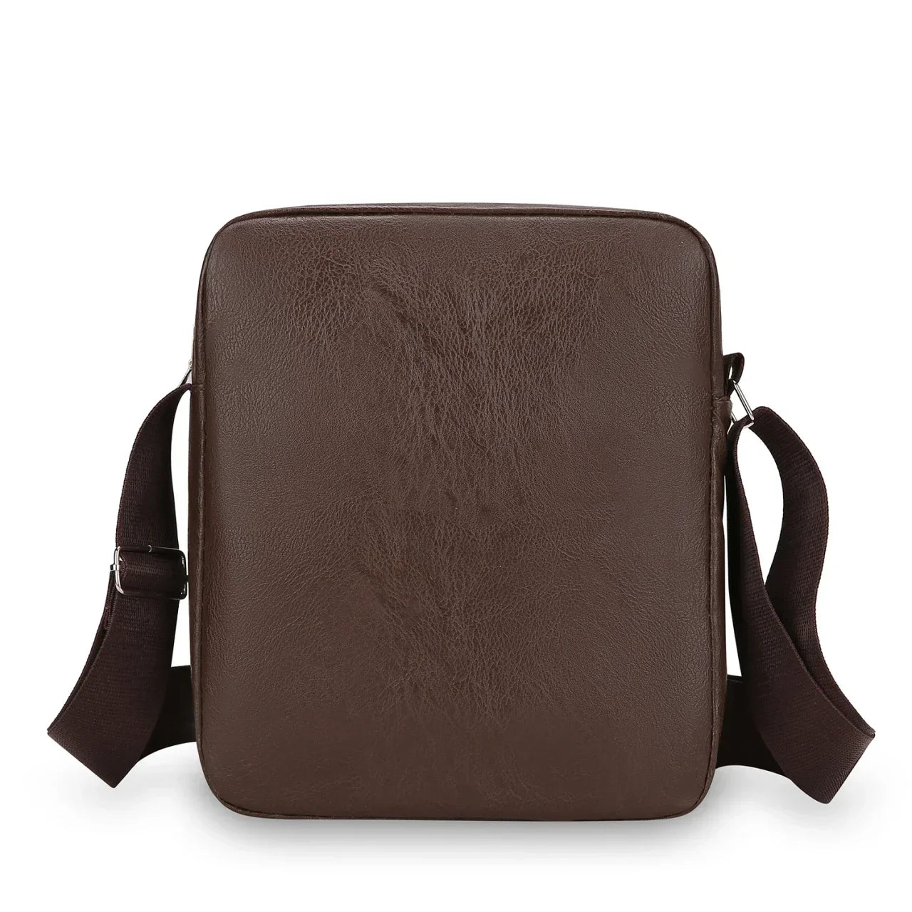 Men‘s PU Shoulder Bag Messenger Bag Casual Waterproof Nylon Zipper Pocket Handbag Fashion Tote Travel Male Crossbody Bags