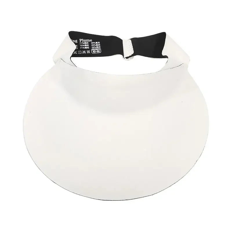 Summer Sunscreen Sun Hat For Women UV Protection Running Sports Empty Top Hat Light Foldable Sun Shade For Ladies