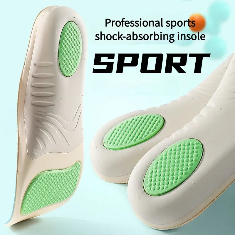 Orthopedic Arch Support Insoles for Plantar Fasciitis Flat Feet  Shock Absorption Shoe Inserts for Sport Shoes  Pain Relief Pads