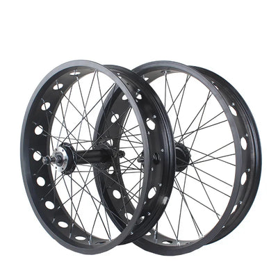 Snowmobile Wheels 20/24/26 4.0/4 Wide Tire Bicycle Front and rear wheels ATV fatbike