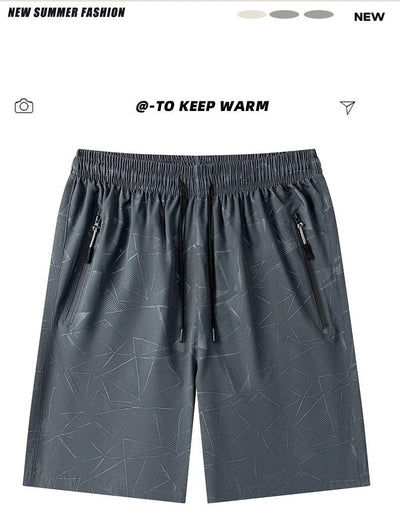 Workout Athletics Men Jogging Sportswear Dry Fit Sports Homme Pants Running Sport Ice Silk Shorts Men's Gym Sweatpants Clothing