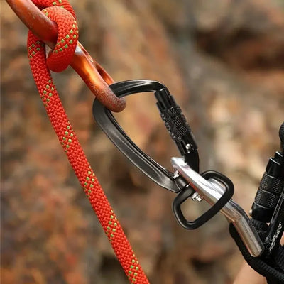 Mountain Climbing Carabiner Auto-Locking Twist Lock Caribeeners For Camping Shade Sail Accessories Rock Climbing Carabiner