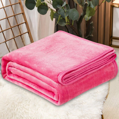 Fleece Blankets Single Twin Blanket For Bed Full Size Fleece Throw Blanket Warm Blankets For Winter Shoulder Knee Cozy Blanket