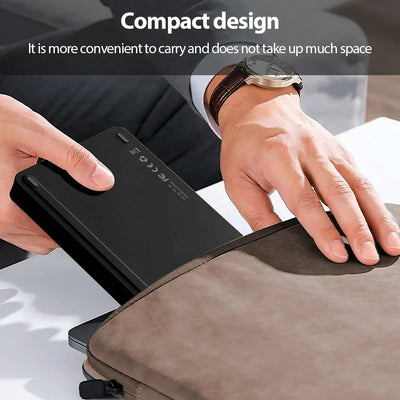 Dual-Foldable Phone Keyboard Bluetooth 5.1 Mini Rechargeable Wireless Keyboard For Windows Android IOS Laptop Phone Accessories