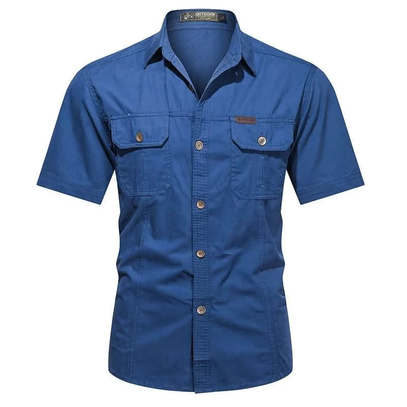 Men's thin short sleeved shirts Summer