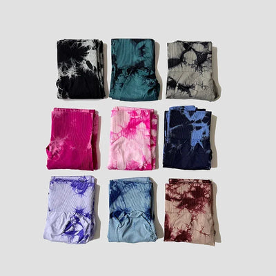 Tie Dye Seamless Leggings For Women High Waist