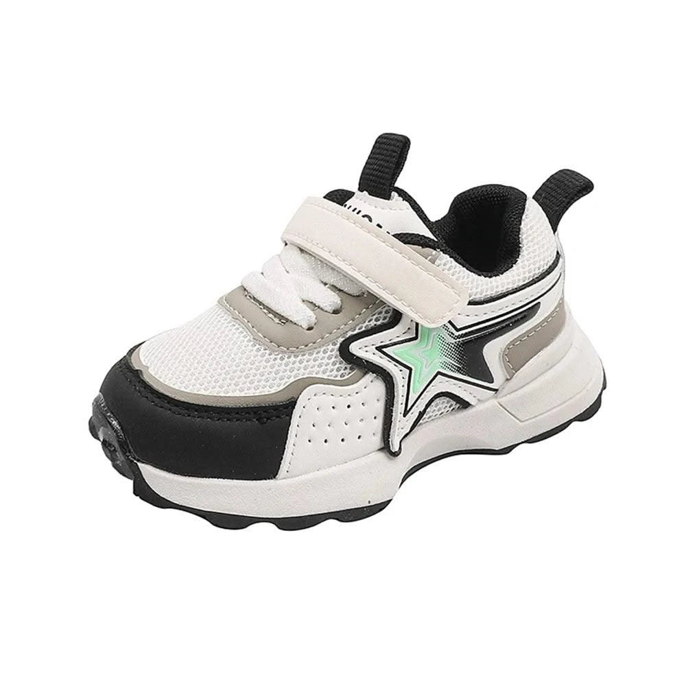 Kid's sports shoes for small and medium-sized children spring and autumn boys' sports shoes girls' mesh breathable running shoes