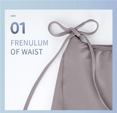 Women Girls Ballet Skirts Dance Short Skirts High Elastic Skirt Ballerina Adult  Ballet Dancing Dress lace Up Chiffon Skirt