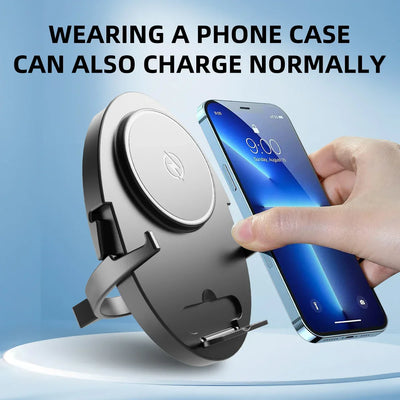 New Foldable Quick Wireless Charging Station Stand 15W Convenient Mobile Phone Wireless Charger Charger Quick Charging Station