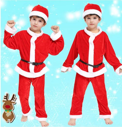 Christmas Costumes Boys' Performance Costumes Children's Costumes Girls' Dresses Performance Costumes Santa Claus Holiday Sets