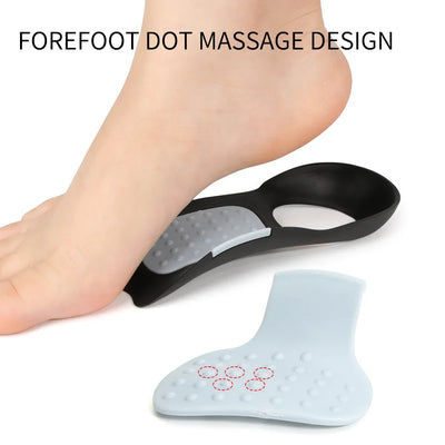 Orthopedic Arch Support Insoles for Flat Feet & X/O Legs Correction - Pain Relief Plantar Fasciitis Insoles for Men and Women